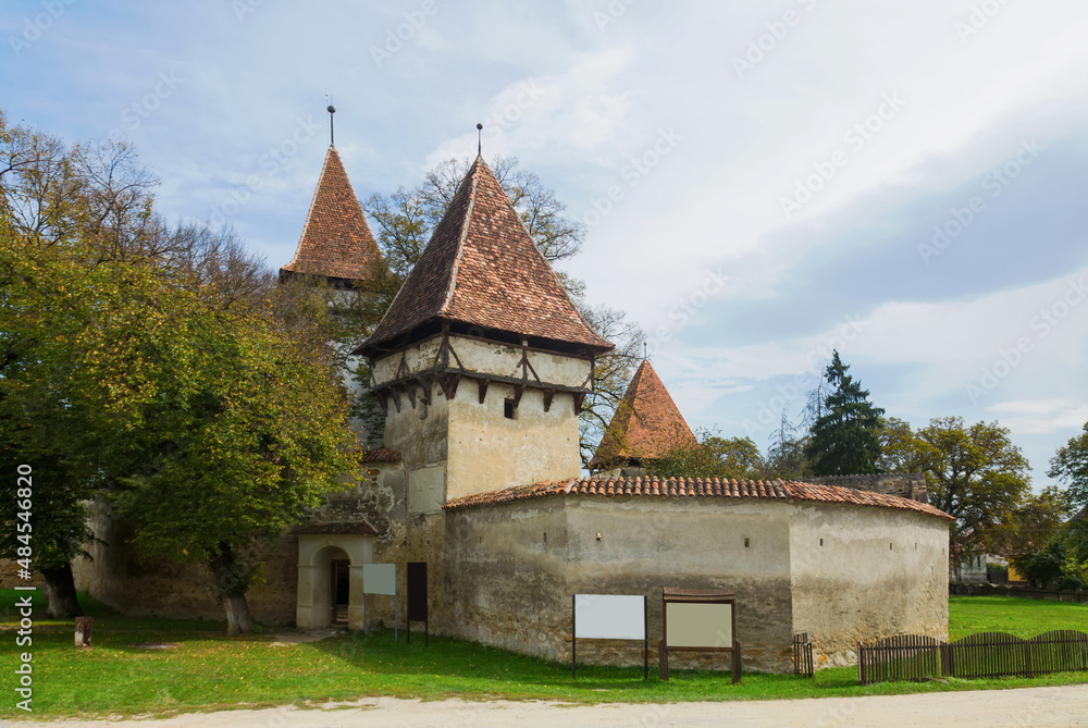 Image of Church Fortification in Cincsor in Romania.