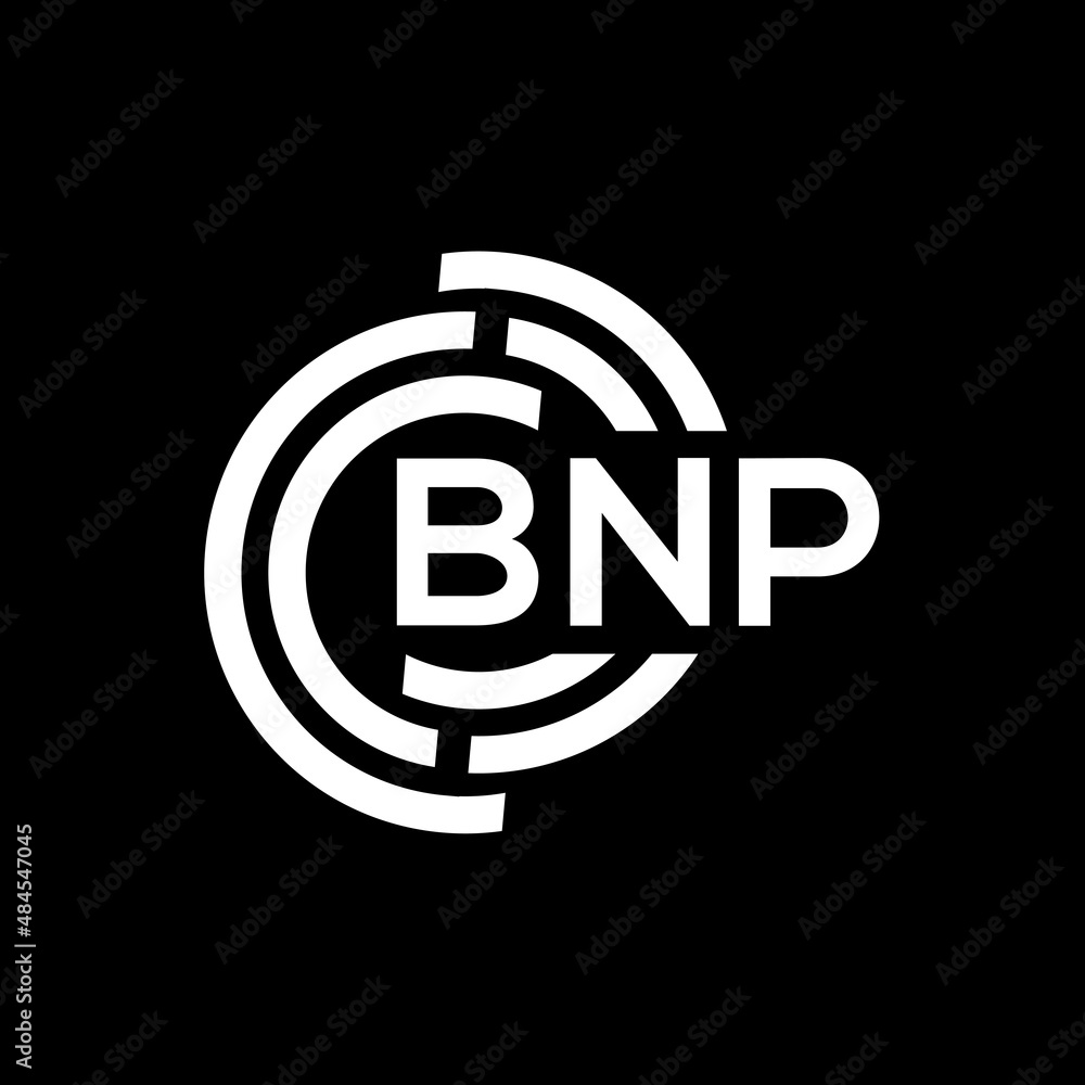BNP letter logo design on black background. BNP creative initials letter logo concept. BNP letter design. BNP letter logo design on black background. BNP creative initials letter logo concept. BNP letter design.