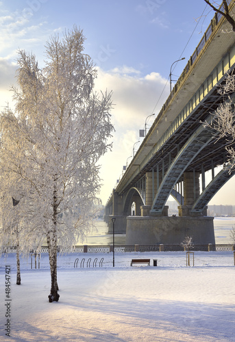 Michael's embankment in winter