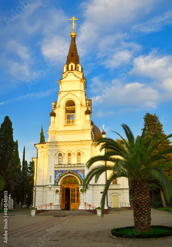 The Orthodox Church in the evening light