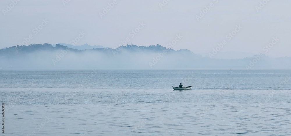 Boat Alone On the water