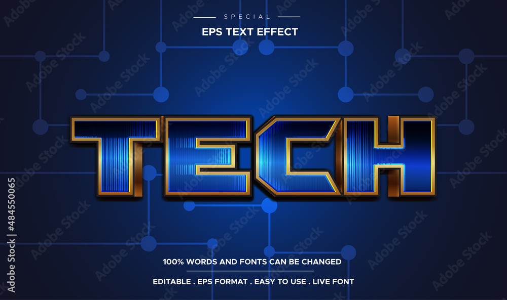 © hamdhan23 - Tech text effect, editable hacker and security text style © hamdhan23 - Tech text effect, editable hacker and security text style