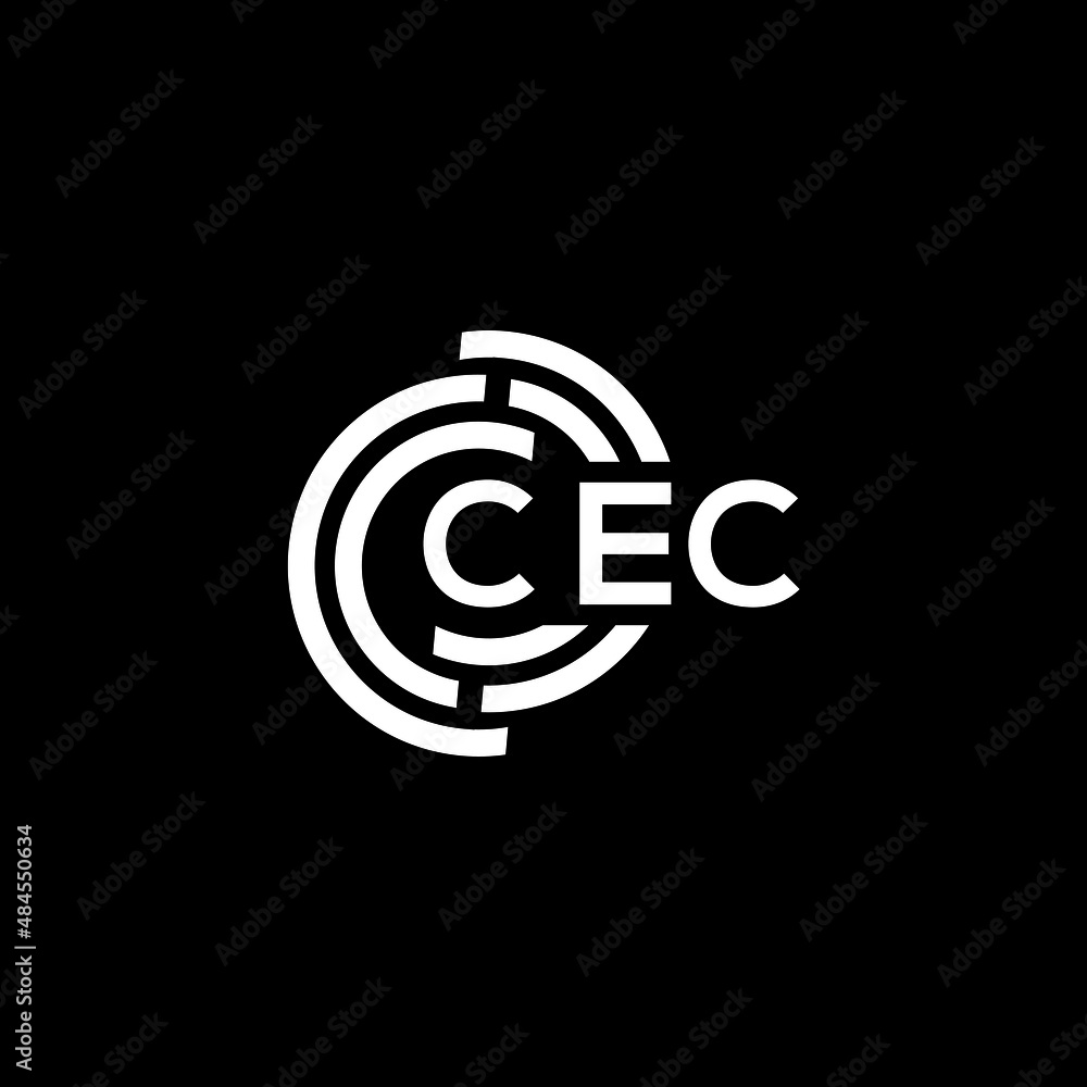 cec letter logo design on black background. cec creative initials letter logo concept. cec letter design. cec letter logo design on black background. cec creative initials letter logo concept. cec letter design.
