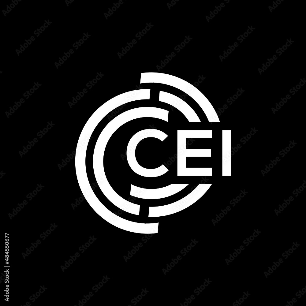 cei letter logo design on black background. cei creative initials letter logo concept. cei letter design. cei letter logo design on black background. cei creative initials letter logo concept. cei letter design.