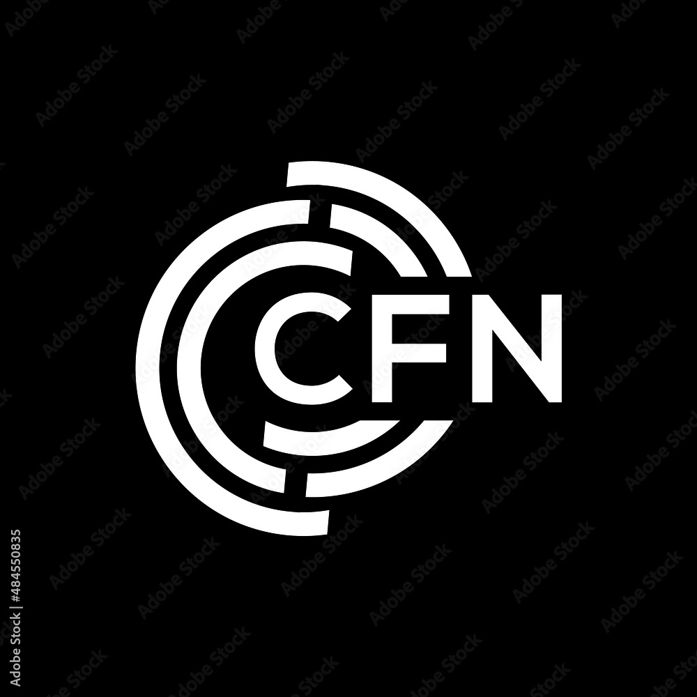 cfn letter logo design on black background. cfn creative initials letter logo concept. cfn letter design. cfn letter logo design on black background. cfn creative initials letter logo concept. cfn letter design.