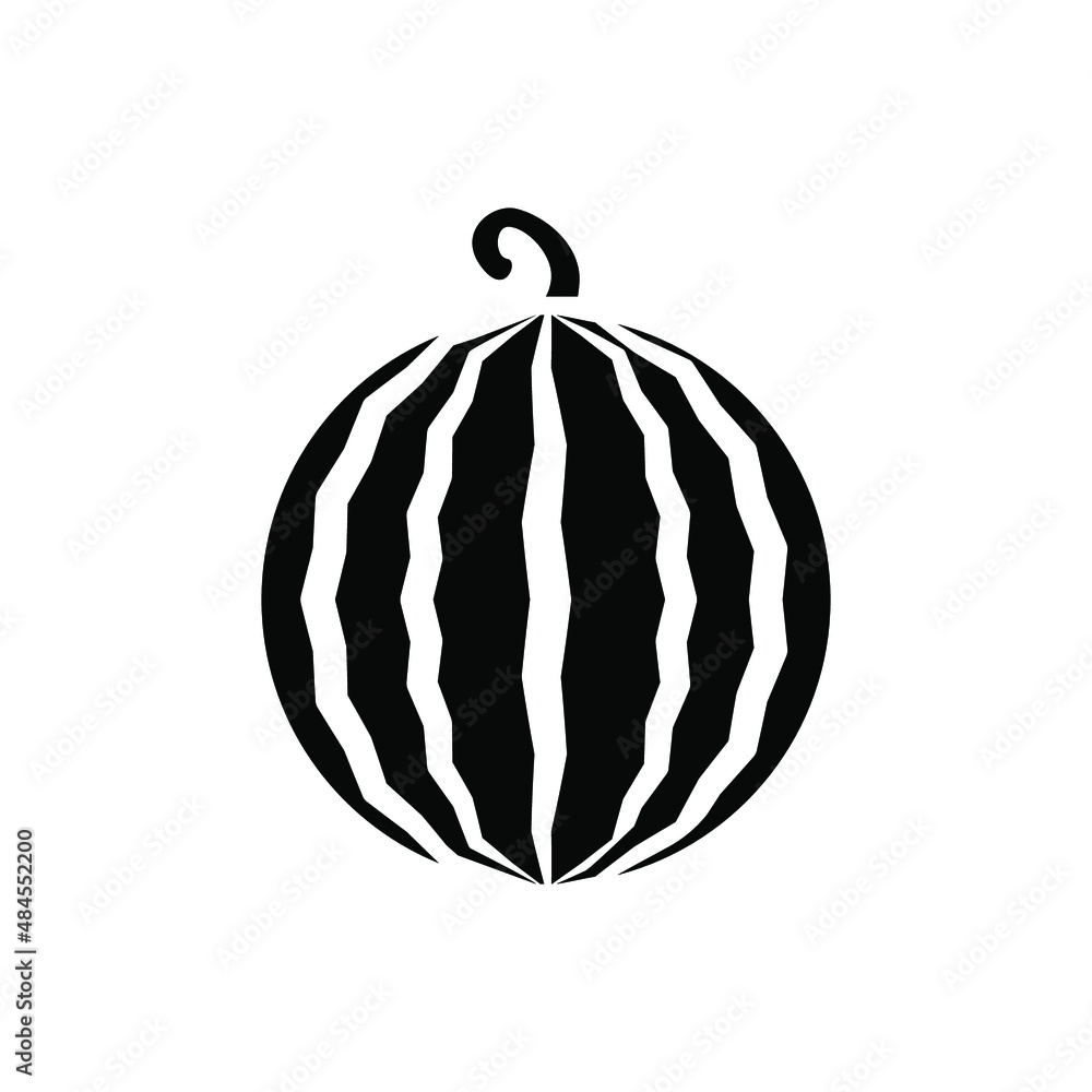 Naklejka premium watermelon icon design vector template