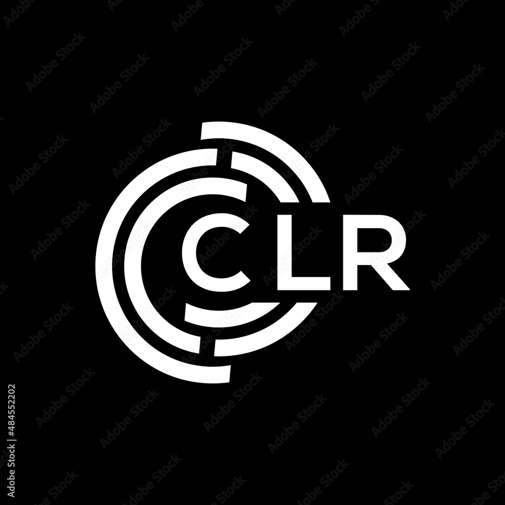 CLR letter logo design on black background. CLR creative initials letter logo concept. CLR letter design. CLR letter logo design on black background. CLR creative initials letter logo concept. CLR letter design.