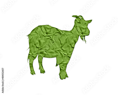 Goat Animal Green Crispy Icon Logo Symbol illustration © SunFrot