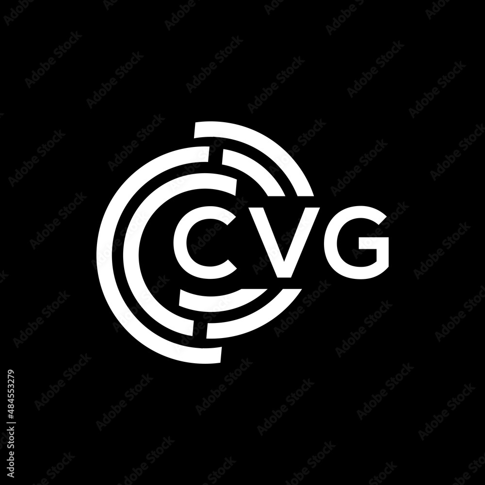 CVG letter logo design on black background. CVG creative initials letter logo concept. CVG letter design. CVG letter logo design on black background. CVG creative initials letter logo concept. CVG letter design.