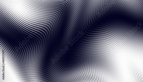 Wavy abstract futuristic background