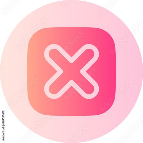 failed gradient icon