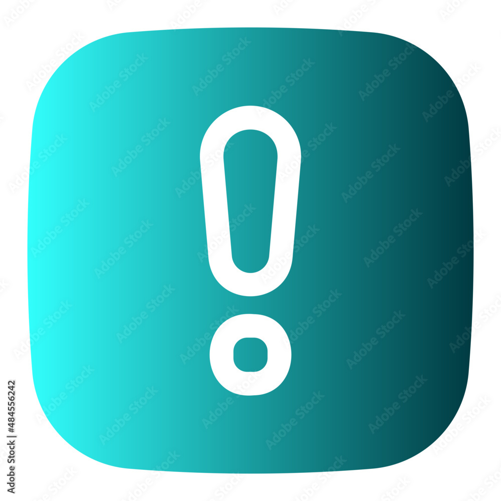exclamation mark gradient icon exclamation mark gradient icon