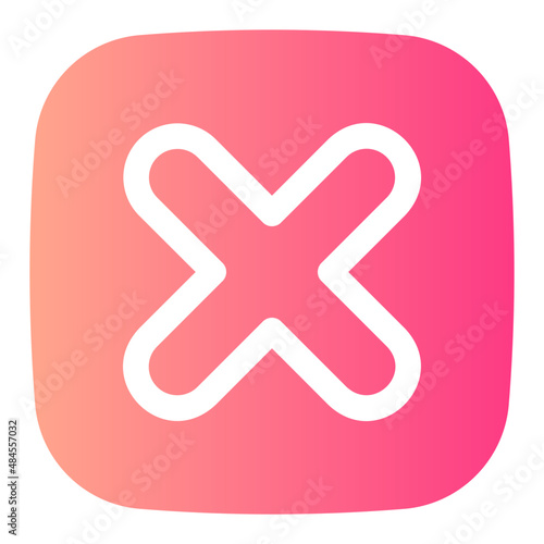 failed gradient icon