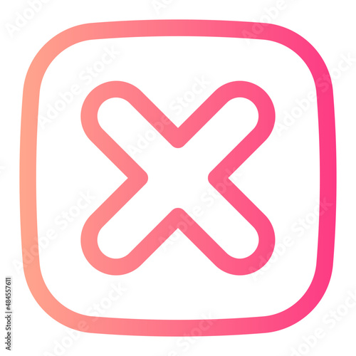 failed gradient icon