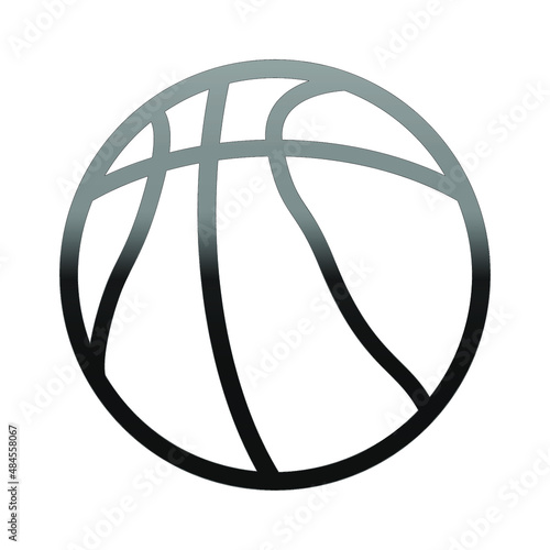 basketball icon, vector basketball icon, in trendy flat style isolated on white background. basketball icon picture, basketball icon illustration