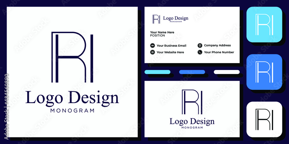 elegant modern sans serif font letter initial alphabet serif font with ...
