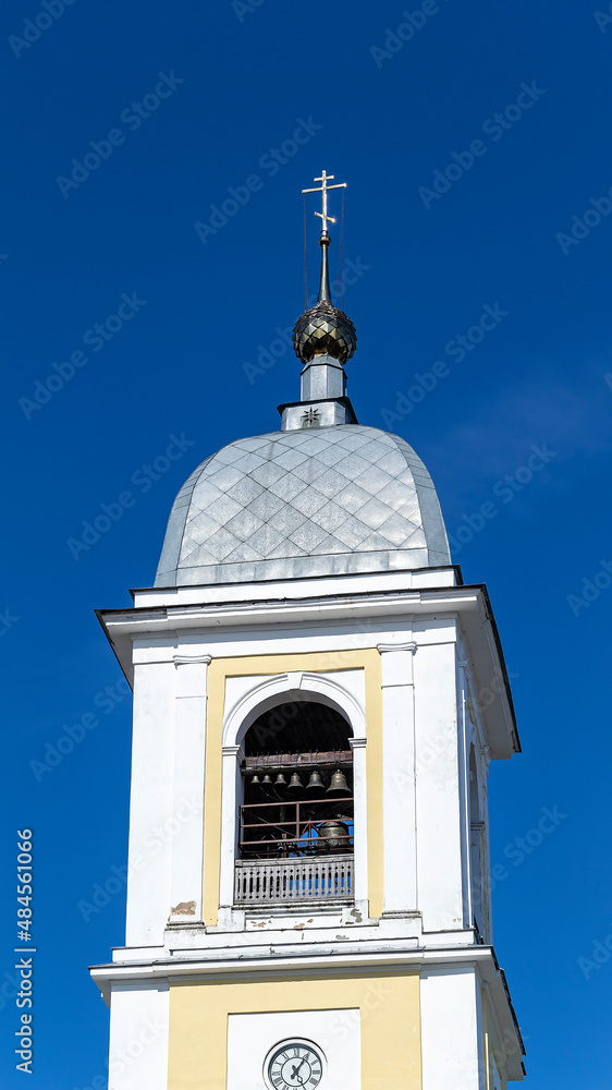 The bell tower of the Orthodox church