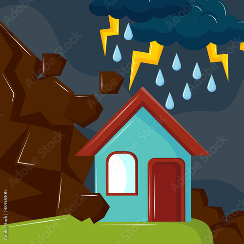 natural disaster concept