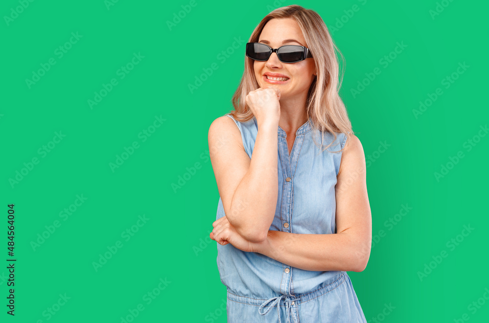 Portrait of a beautiful young woman isolated on color background Portrait of a beautiful young woman isolated on color background