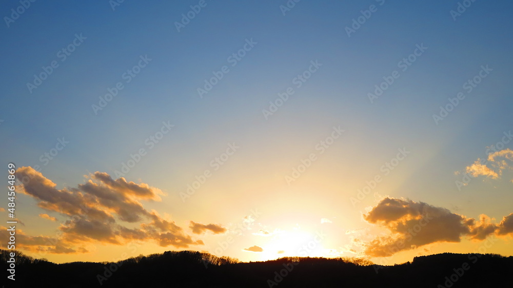 夕暮れの光景