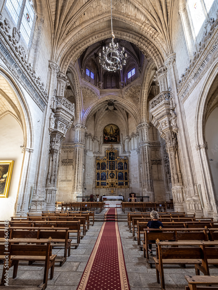 Interior of the Monastery of San Juan de los Reyes in the city of Toledo, Spain Interior of the Monastery of San Juan de los Reyes in the city of Toledo, Spain
