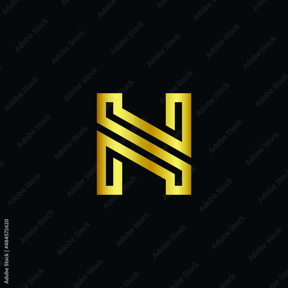 Obraz premium letter H logo design