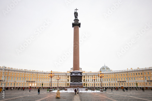 palace Square in St. Petersburg, Russia in winter © Denis Sh