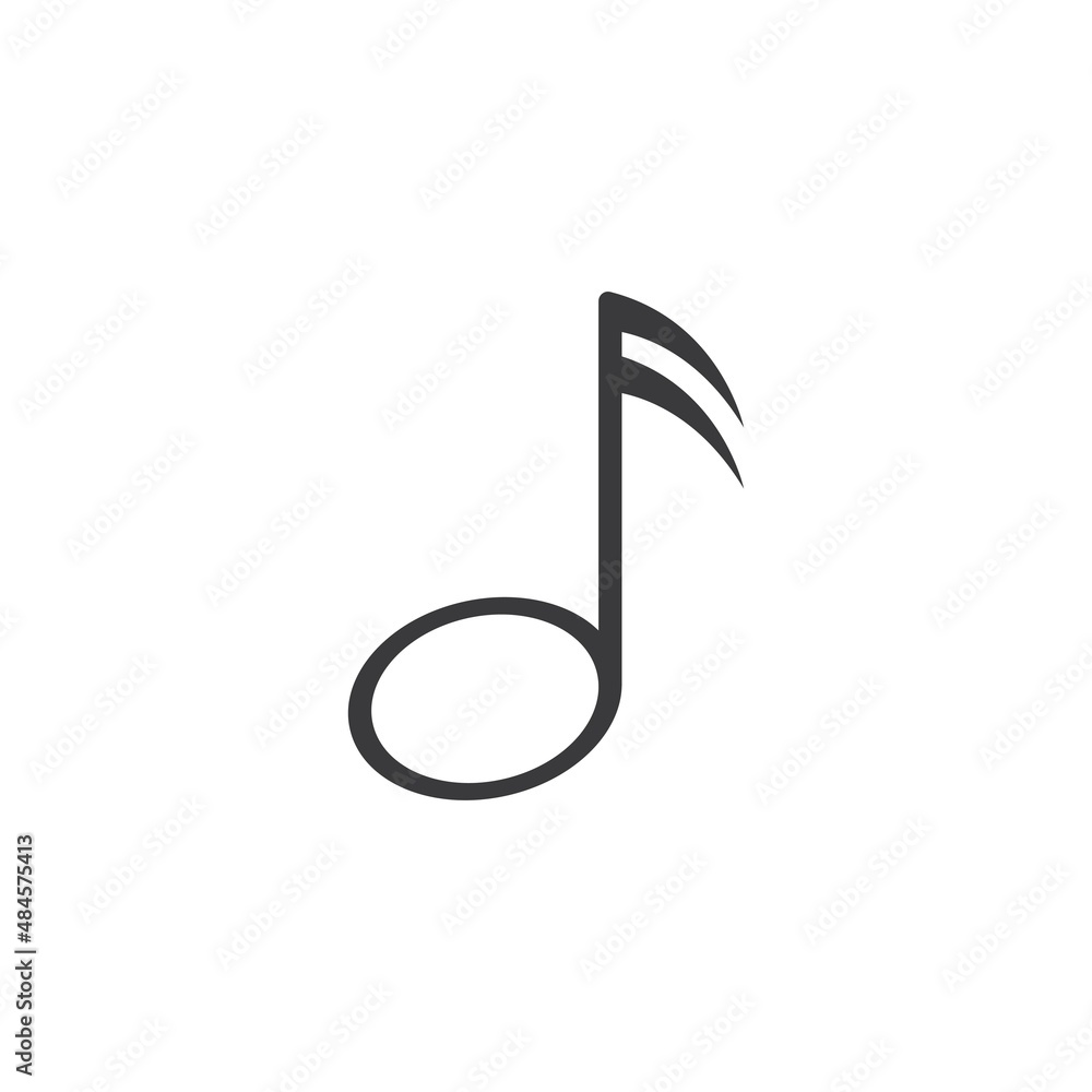 Music Note Icon Vector illustration design Music Note Icon Vector illustration design