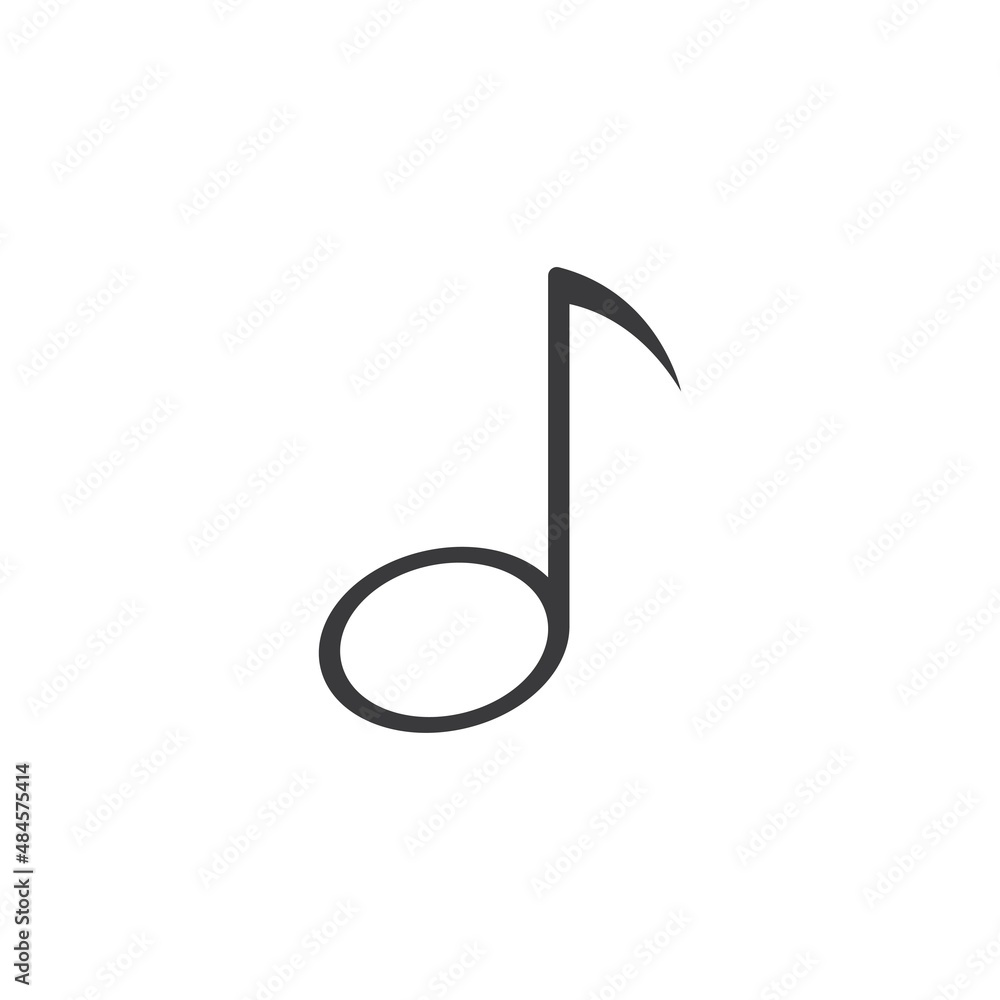 Music Note Icon Vector illustration design Music Note Icon Vector illustration design