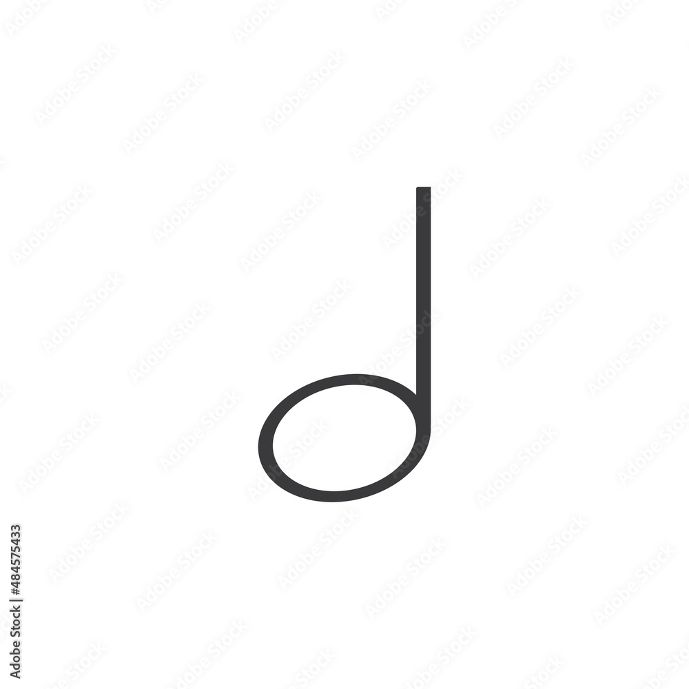 Music Note Icon Vector illustration design Music Note Icon Vector illustration design