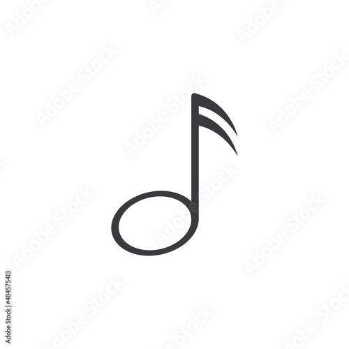 Music Note Icon Vector illustration design