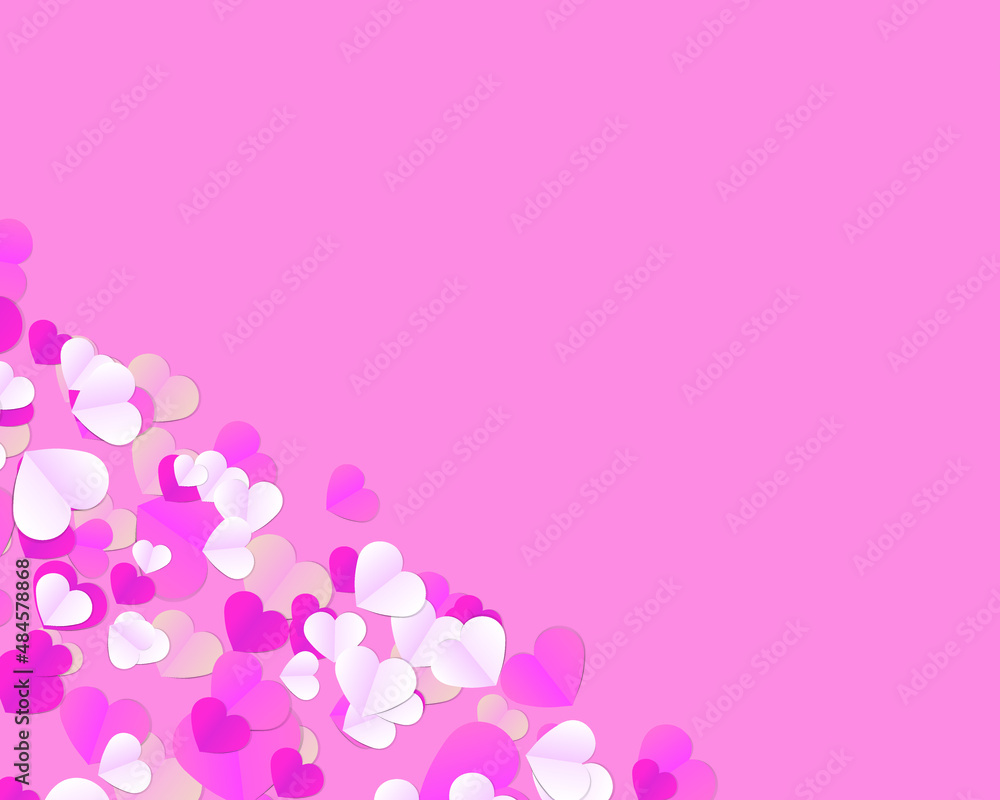 Abstract background with valentine hearts. Vector design for business, corporate, institution, party, festive, seminar, presentations and talks, websites, webpage, handphone background.