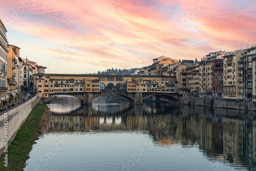 ponte vecchio bridge in Florence, Italy