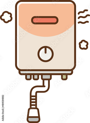 Overheating instantaneous water heater