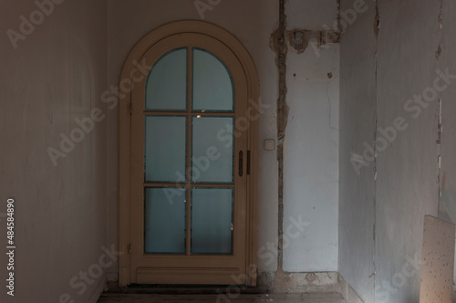 Old haunted abandoned mansion in Poland