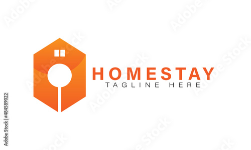 Homestay Logo Vector Template