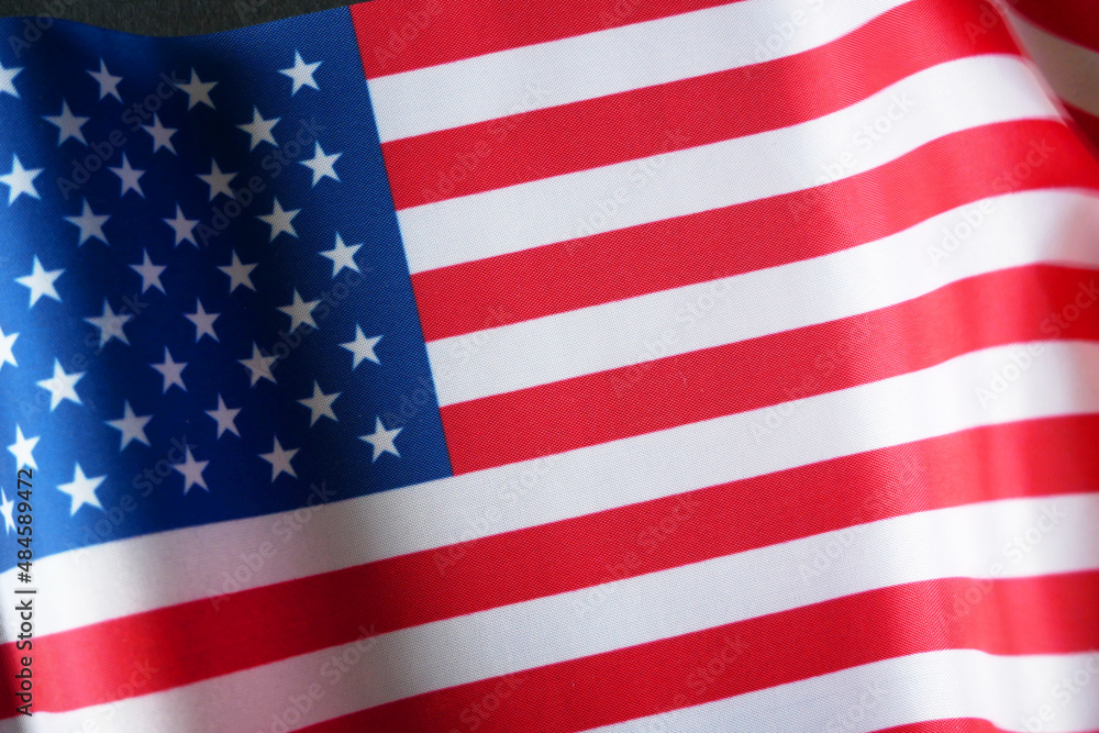 American Flag Wave CloseUp, United States Of America Flat Flags American Flag Wave CloseUp, United States Of America Flat Flags