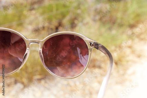 Rose coloured sunglasses