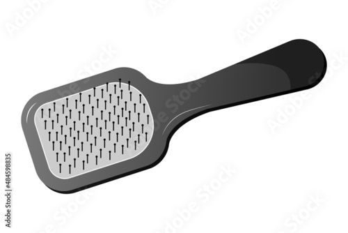 Black hair comb, massager, barber's tool, individual hair item, hygiene