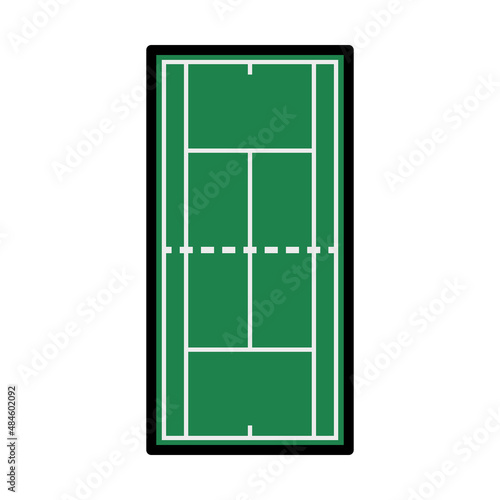 Tennis Field Mark Icon
