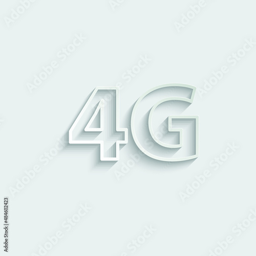 4g internet icon. icon for mobile phone or smart device. 