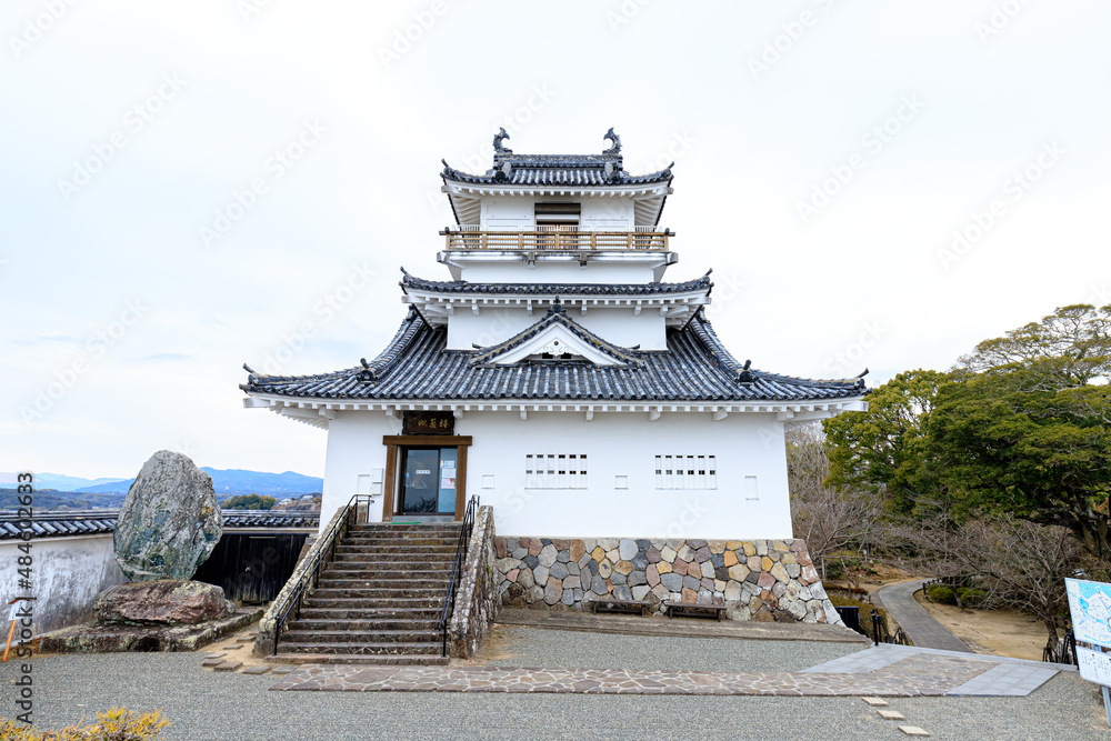 冬の杵築城 大分県杵築市 Kitsuki Castle in winter. Ooita-ken Kitsuki city 冬の杵築城 大分県杵築市 Kitsuki Castle in winter. Ooita-ken Kitsuki city