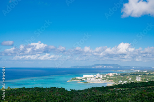 沖縄 石川高原展望台からの眺め