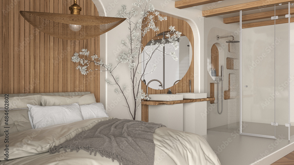 White Spa Bedroom