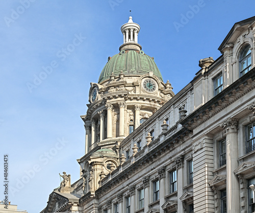 240 Centre Street, formerly New York City Police Headquarters, building in Nolita neighborhood of Manhattan, New York City. It built in 1905-1909. Dome