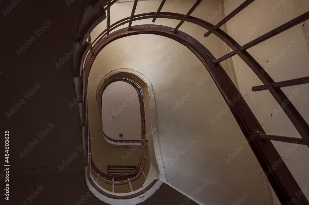 Fototapeta premium Old haunted abandoned mansion in Poland