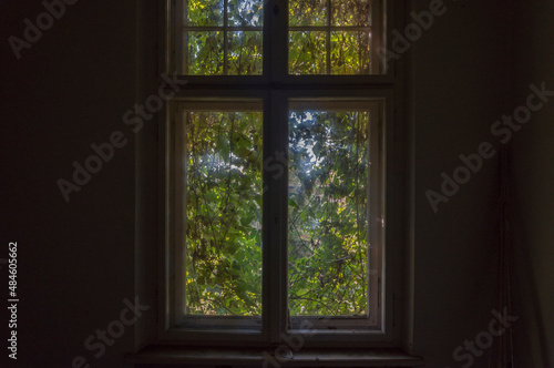 Old haunted abandoned mansion in Poland