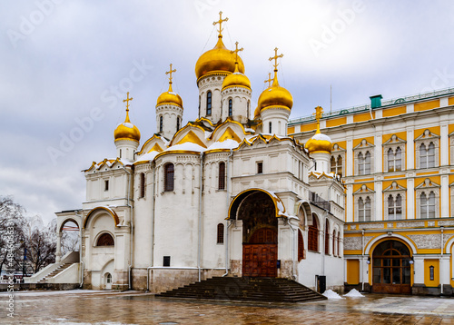 Photography Annunciation Cathedral of the Moscow Kremlin. Russia.