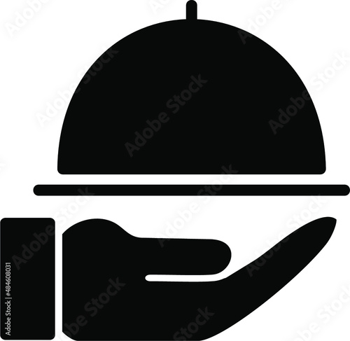 Serve Dinner Glyph Icon