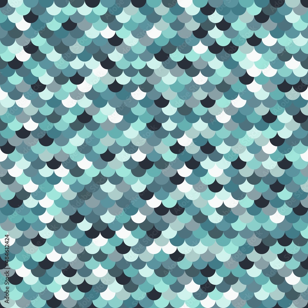 Abstract coast ocean halftones fish scale surface. Colored marine texture Abstract coast ocean halftones fish scale surface. Colored marine texture
